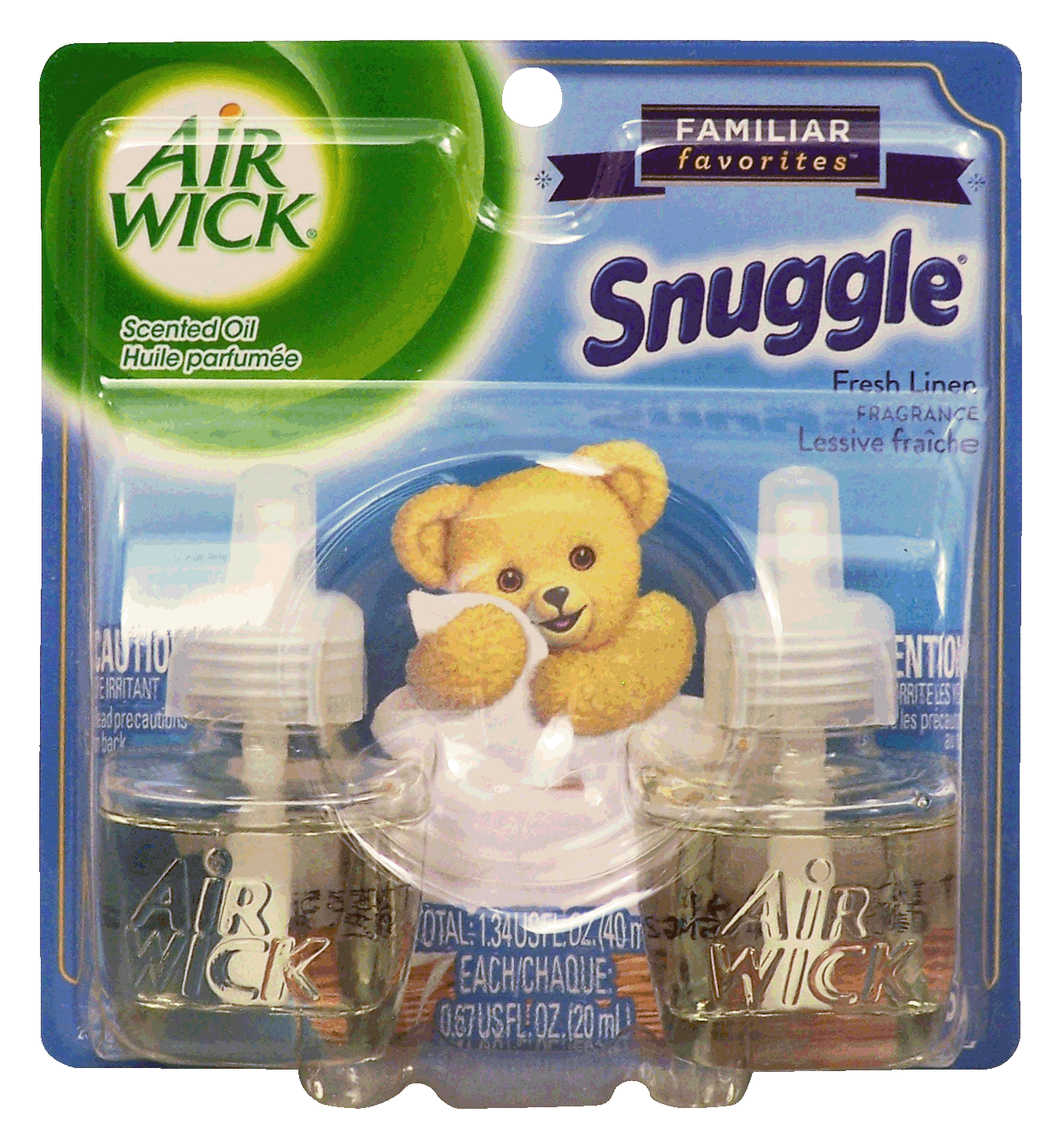 Air Wick  snuggle scented oil refills, fresh linen fragrance Full-Size Picture